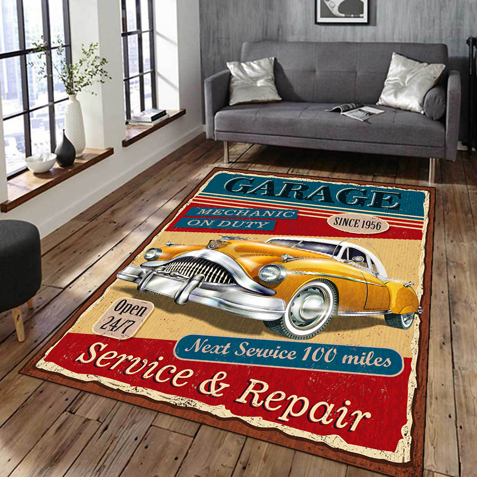 Commercial Printing Services - Retro clássico motocicleta cartaz do carro