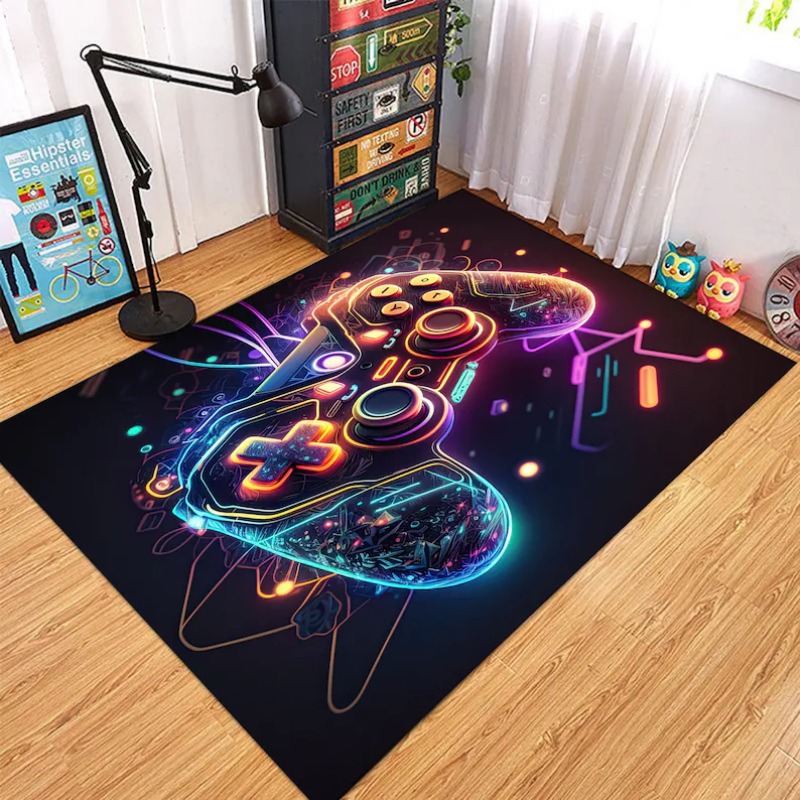 Commercial Printing Services - Tapete de Área Neon Glow para
