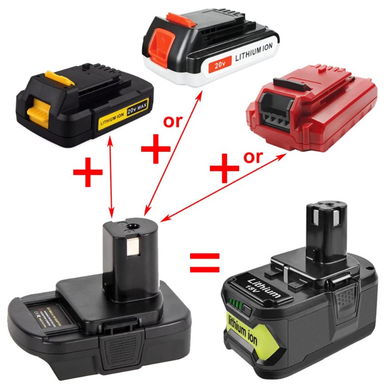Adaptador de bateria ALASICKA  - Black+Decker Tool Cordless avaliação e preço