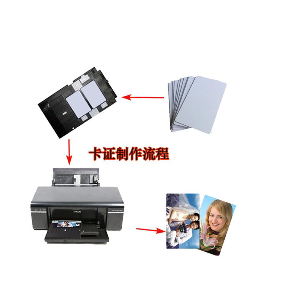 20PCS Cartões PVC Brancos Bril - Commercial Printing Services avaliação e preço