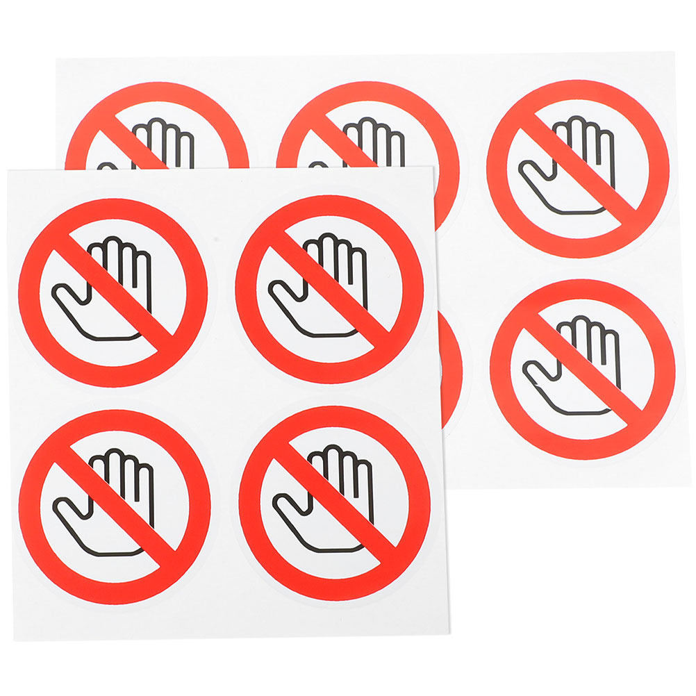 10 peças de adesivos de aviso  - Commercial Printing Industry avaliação e preço