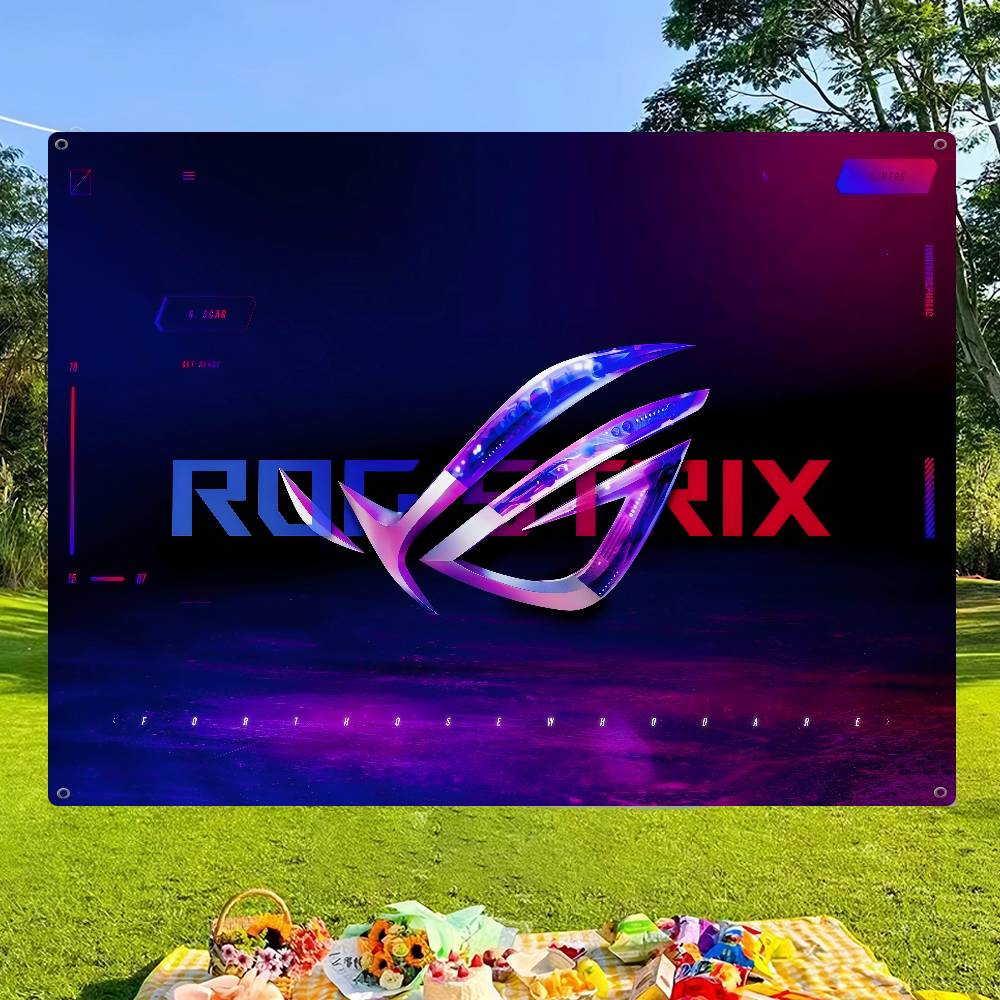 A-AsuS-S R-ROG LOGO Impressão  - Commercial Banner Printing avaliação e preço